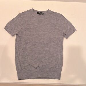 Theory grey regal wool sweater tee